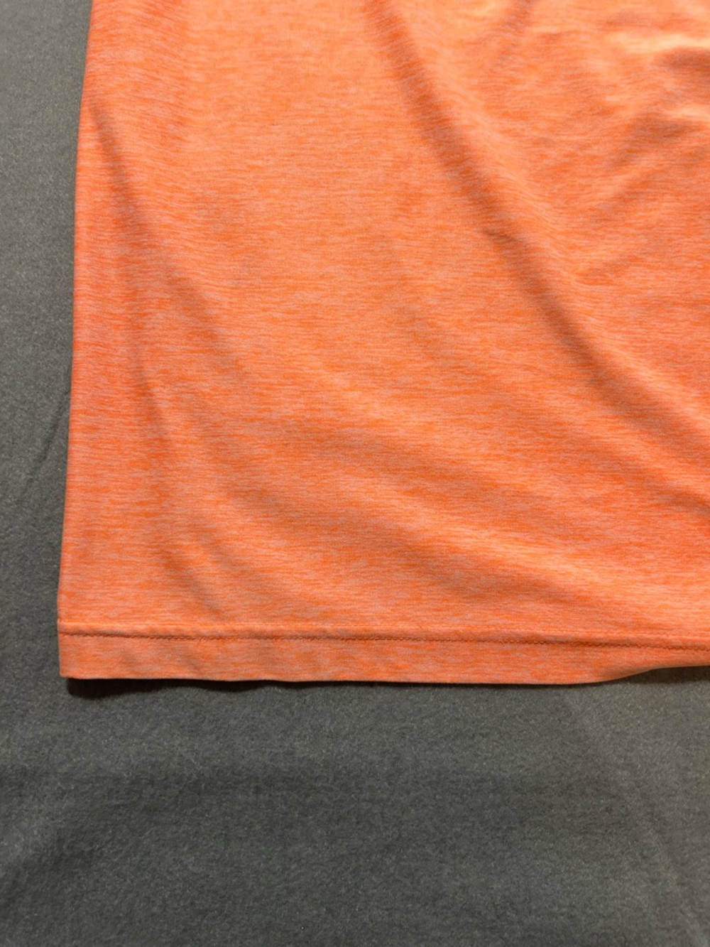 Under Armour Men’s Coral-Orange Polo Golf Shirt - Picture 7 of 14
